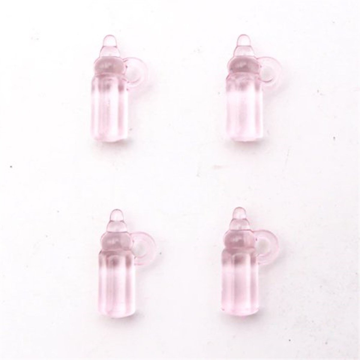 Pembe Mini Biberon Masa Süsü 20 Adet