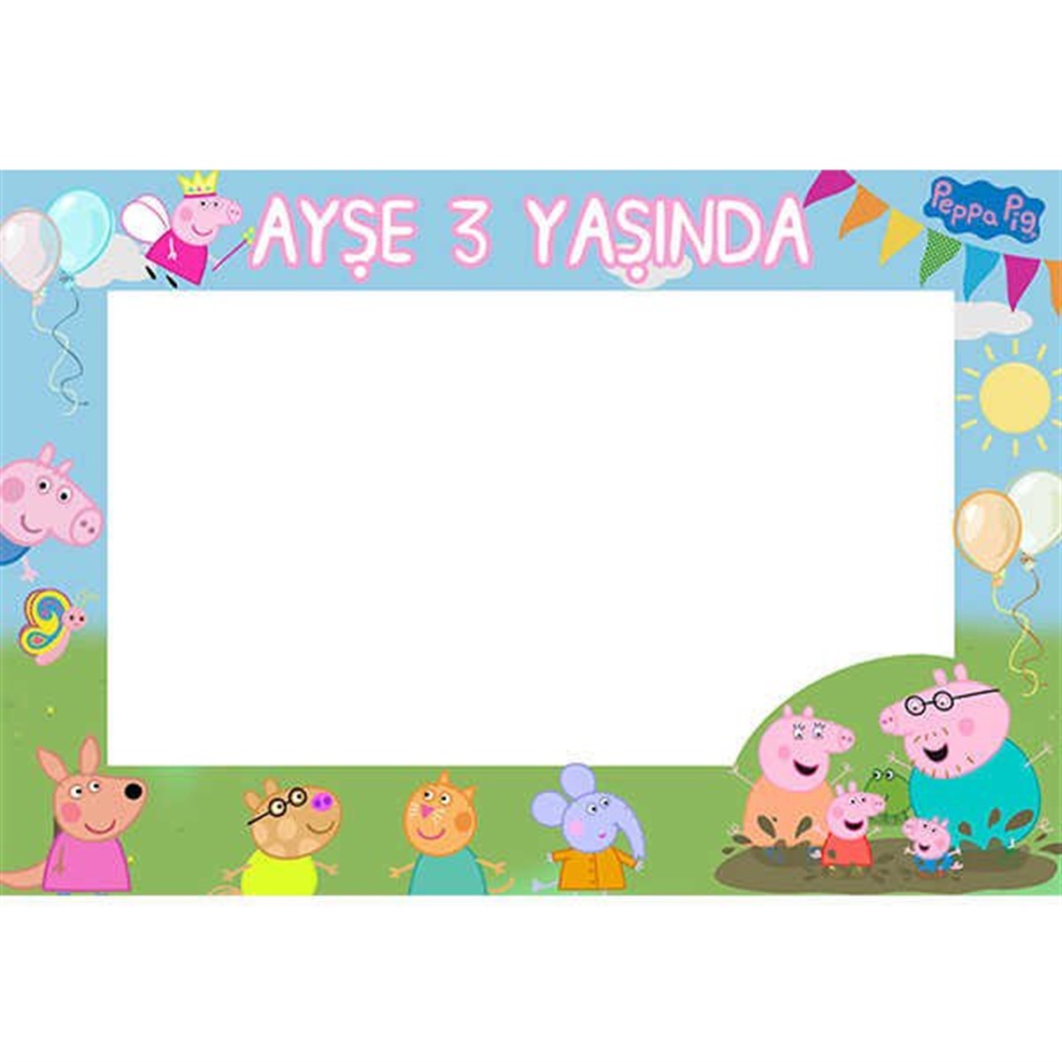 Peppa Pig Fotoğraf Çerçevesi