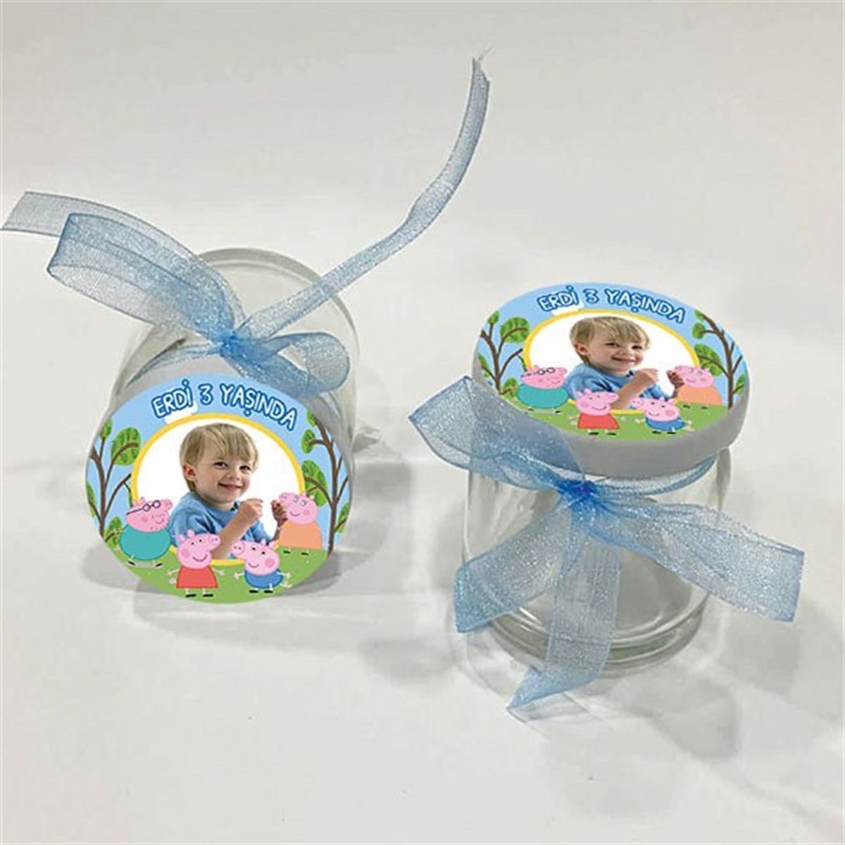 Peppa Pig Kişiye Özel Kavanoz 10 Adet