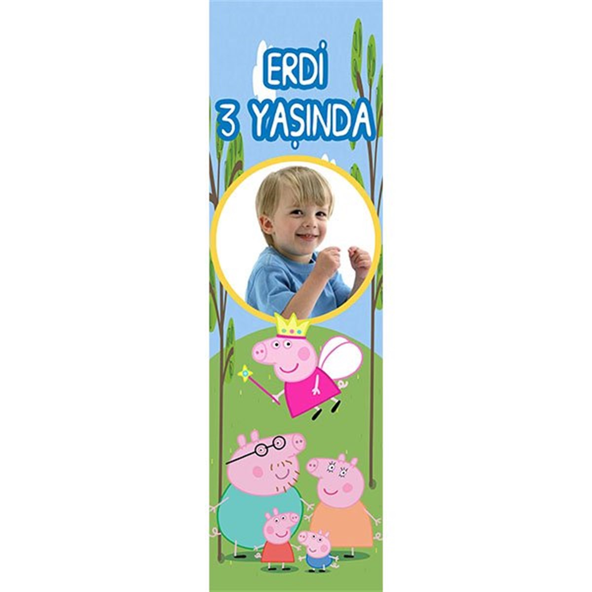 Peppa Pig Kişiye Özel Kitap Ayracı 10 Adet