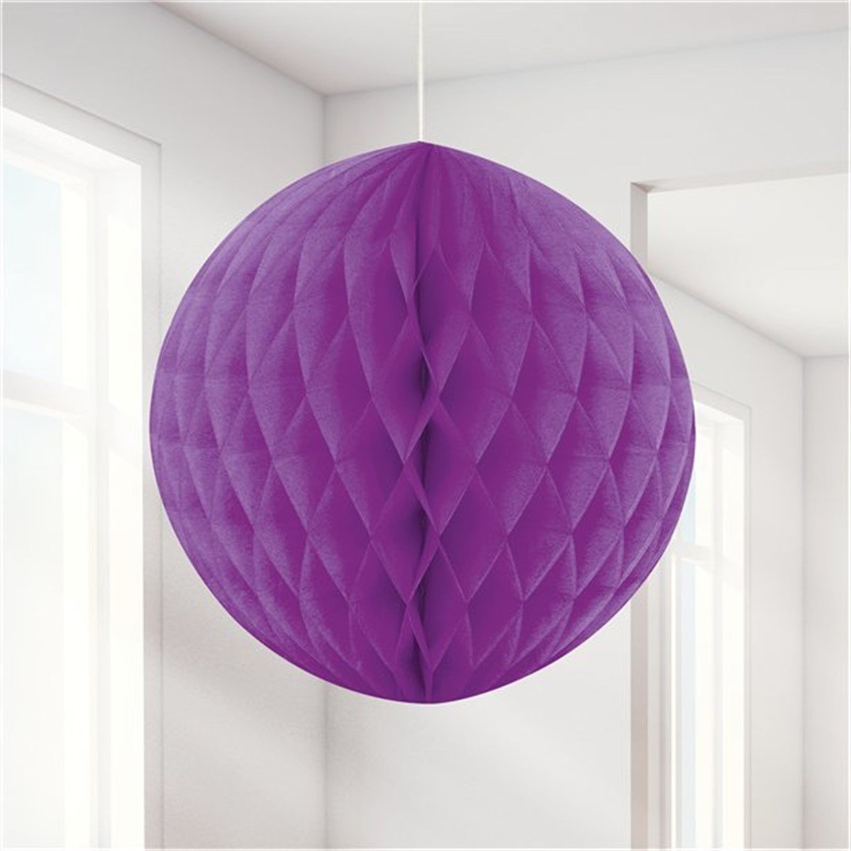 Petek Asma Süs Yuvarlak Lila Renk