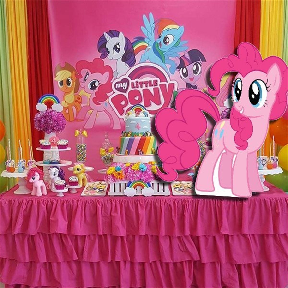 Pinkie Pie Masa Üstü Ayaklı Pano