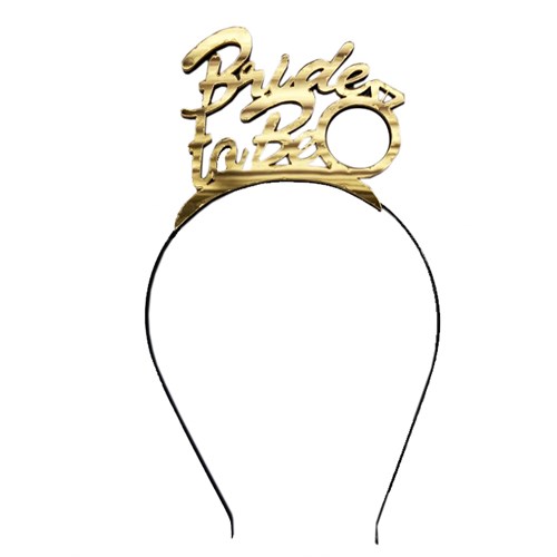 Pleksi Bride To Be Yazılı Taç