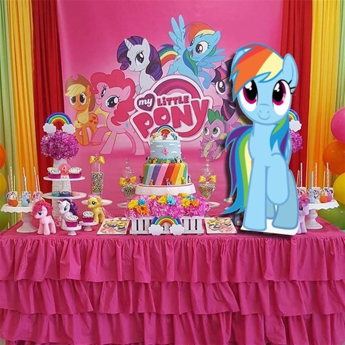 Rainbow Masa Üstü Ayaklı Pan