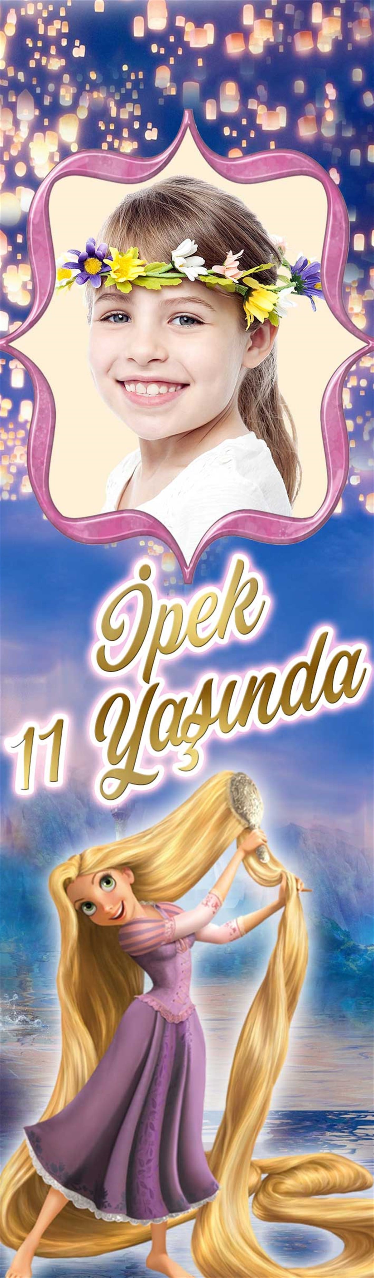 Rapunzel Kişiye Özel Kitap Ayracı 10 Adet
