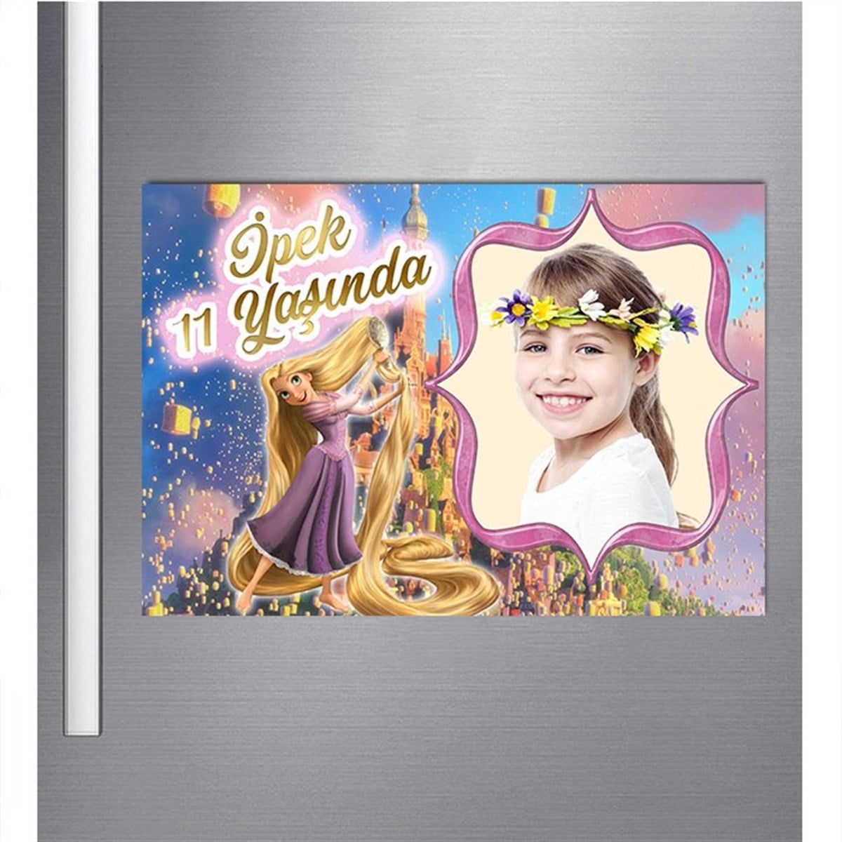 Rapunzel Kişiye Özel Magnet 18 Adet