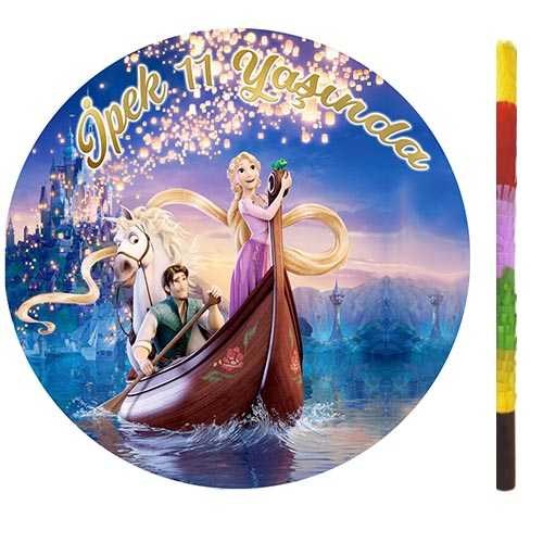 Rapunzel Kişiye Özel Pinyata