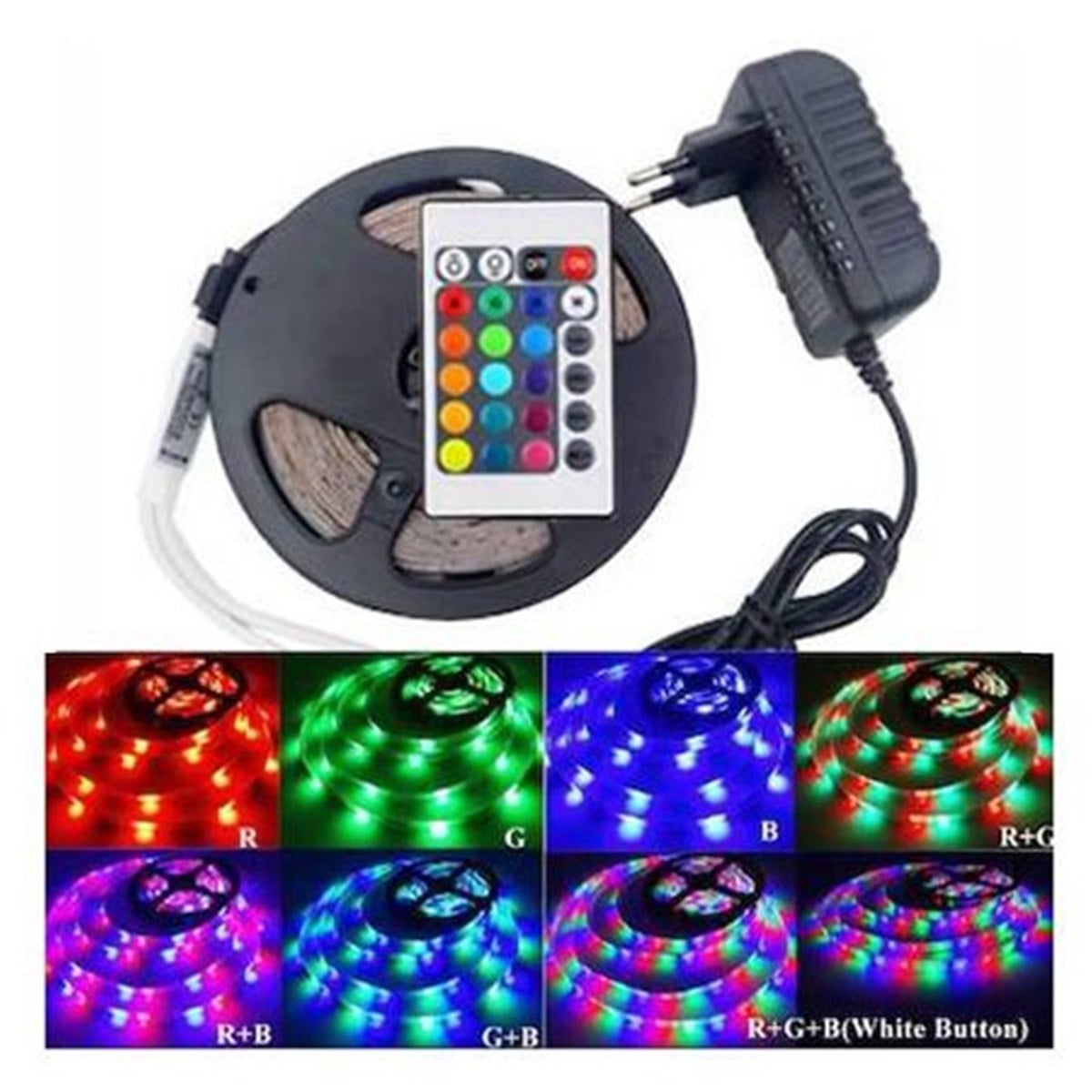 Rgb Kumandalı Led Işık Şerit Seti