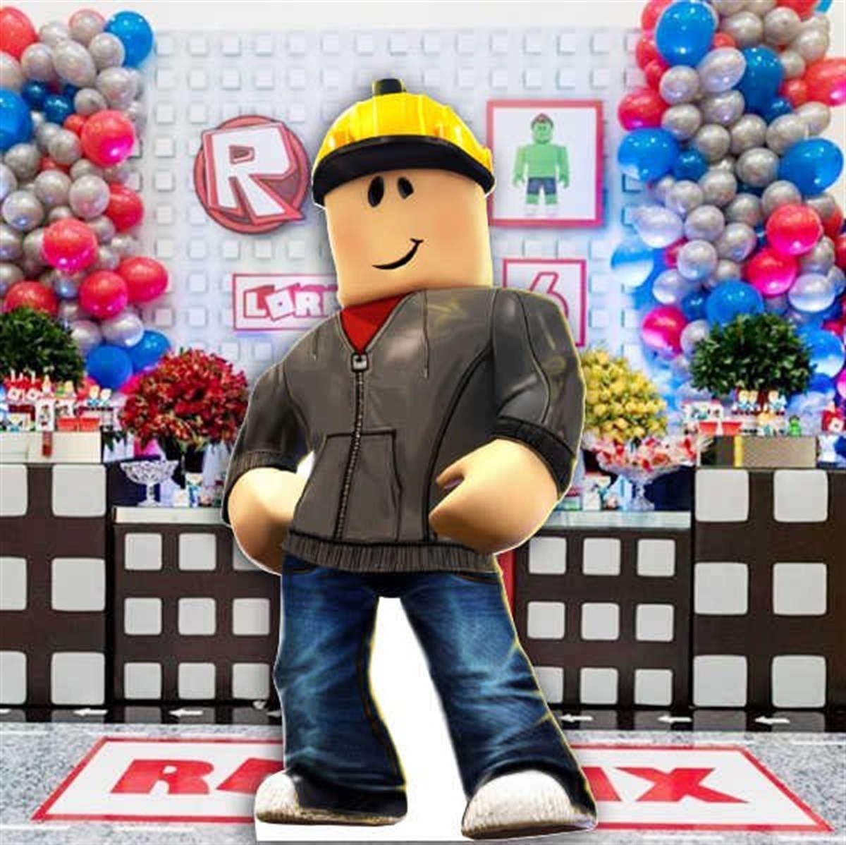 Roblox Builderman Masa Üstü Ayaklı Pano