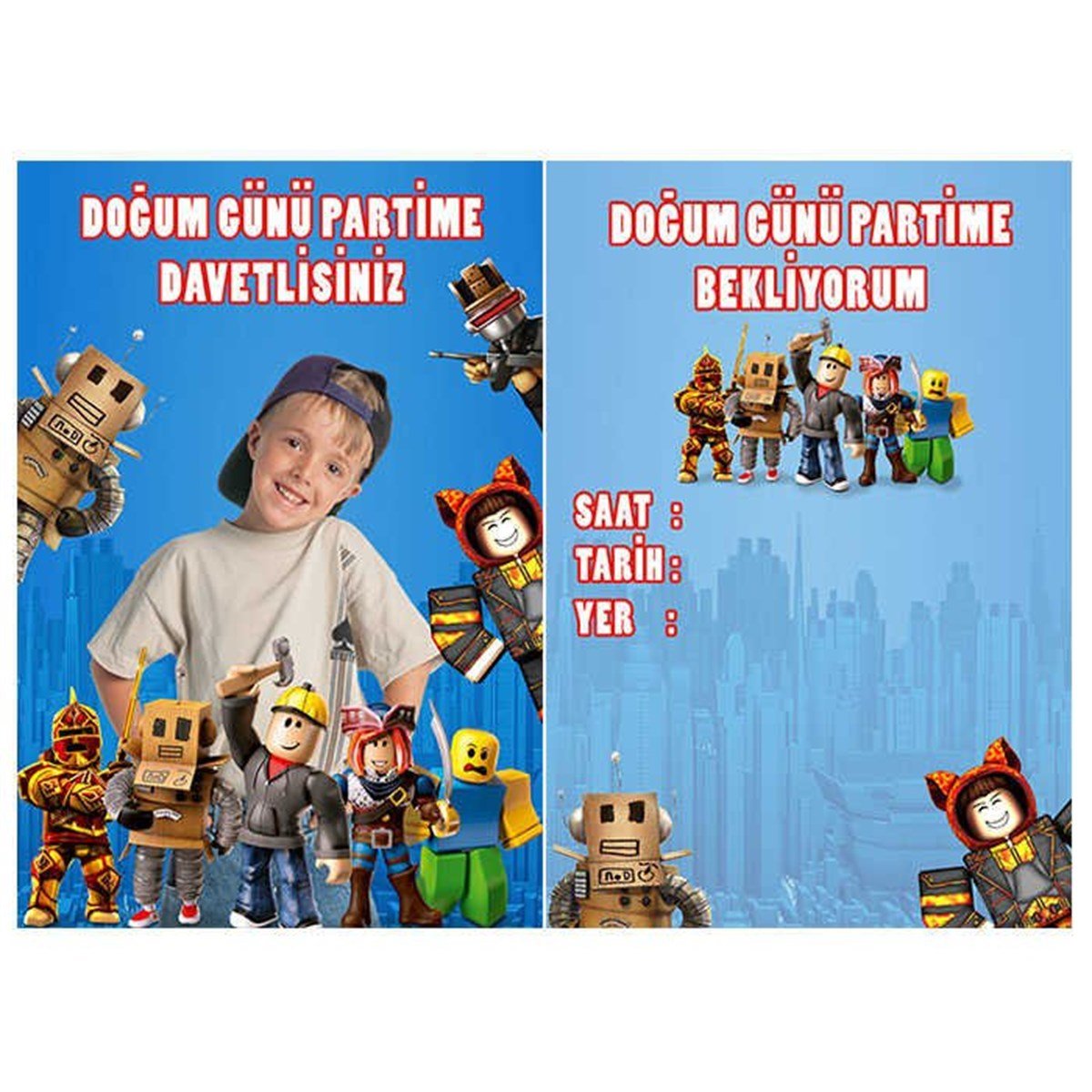 Roblox Davetiye 10 Adet