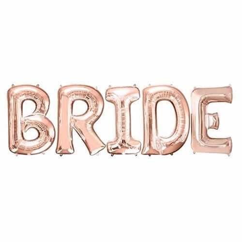 Rose Gold Renkli Bride Folyo Balon 76 Cm