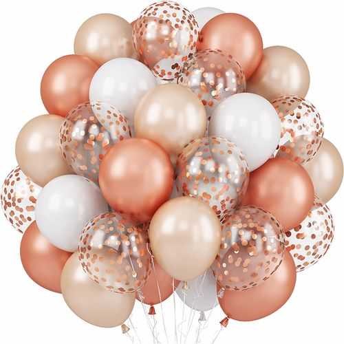 Rose Gold Uçan Balon 20 Adet