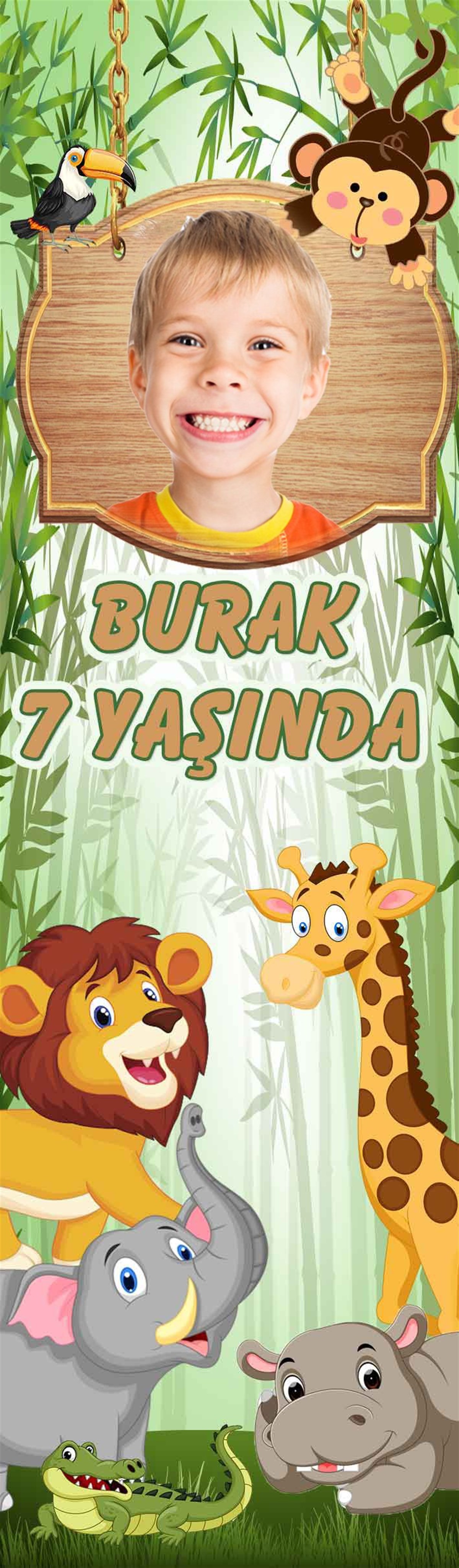 Safari Kişiye Özel Kitap Ayracı 10 Adet