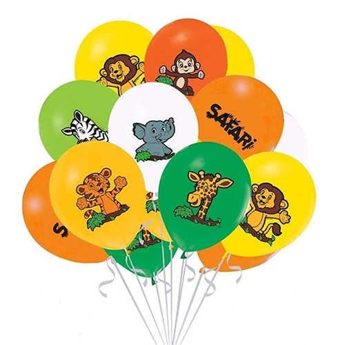 Safari Lateks Balon 12 Adet