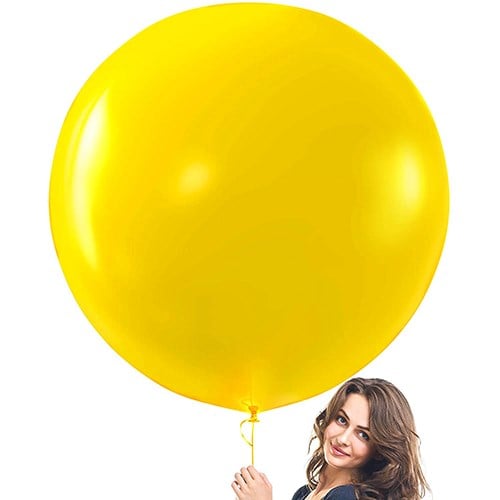 Sarı Jumbo Balon 24 İnç 68 Cm