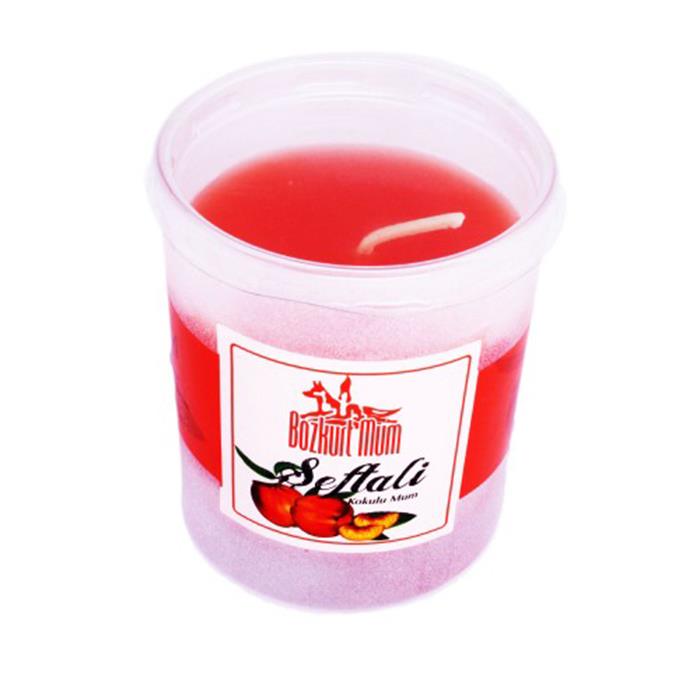 Doğum Günü MumlarıŞeftali Kokulu Bardak Mum