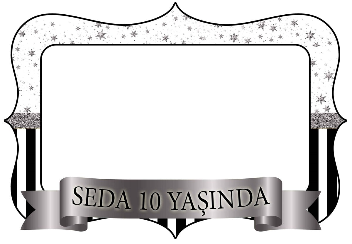 Silver Star Kişiye Özel Fotoğraf Çerçevesi