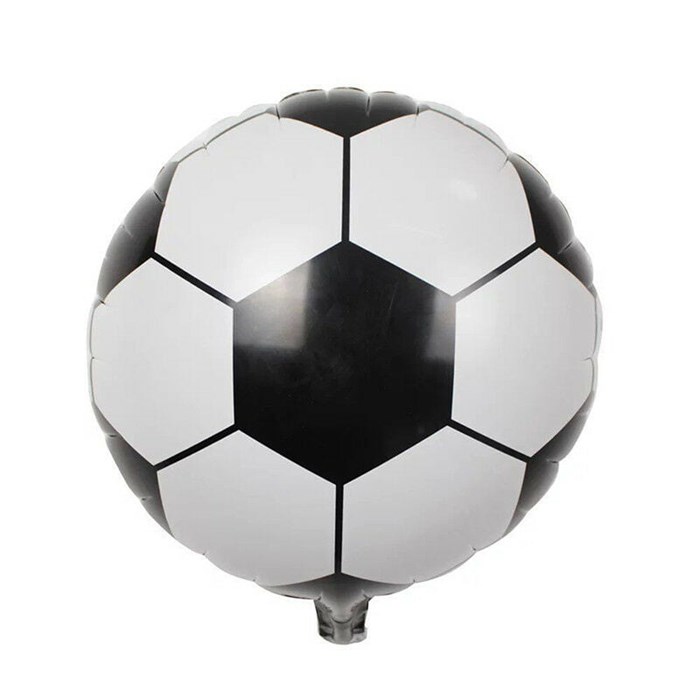 Siyah Beyaz Futbol Topu Folyo Balon