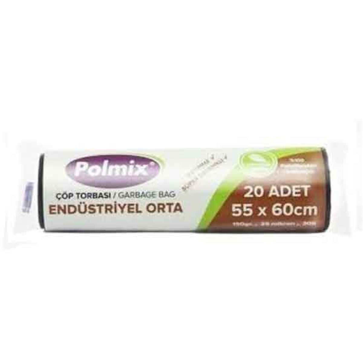 Siyah Endüstriyel Orta 20 Adet 55 x 60 Cm