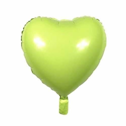Soft Yeşil Renk Kalp Balon 45 Cm