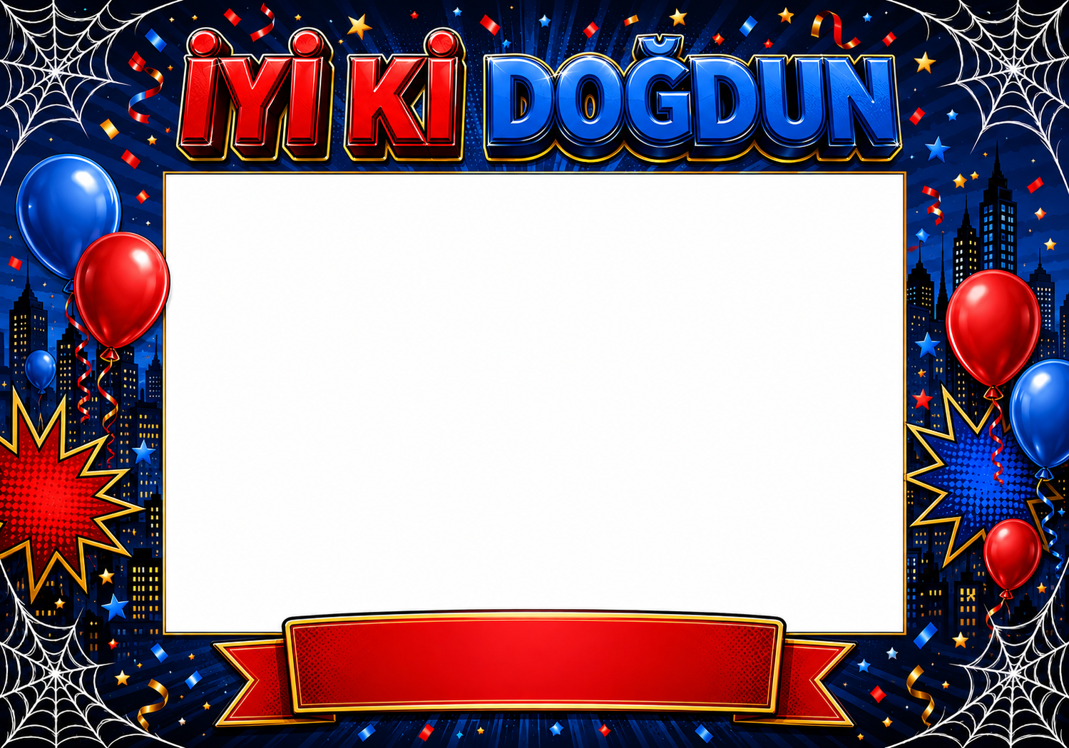 Spiderman KonseptiSpiderman Kişiye Özel Çerçeve