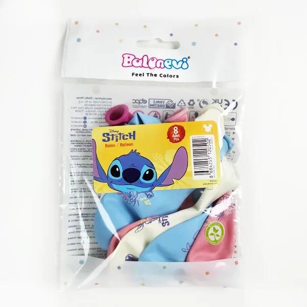 Stitch Stitch 8'li Lateks Balon Seti