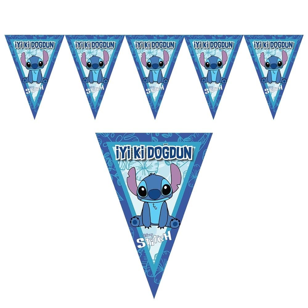 Stitch Stitch İyi Ki Doğdun Flama Set