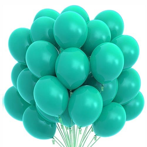 Su Yeşili Pastel Balon 20 Adet