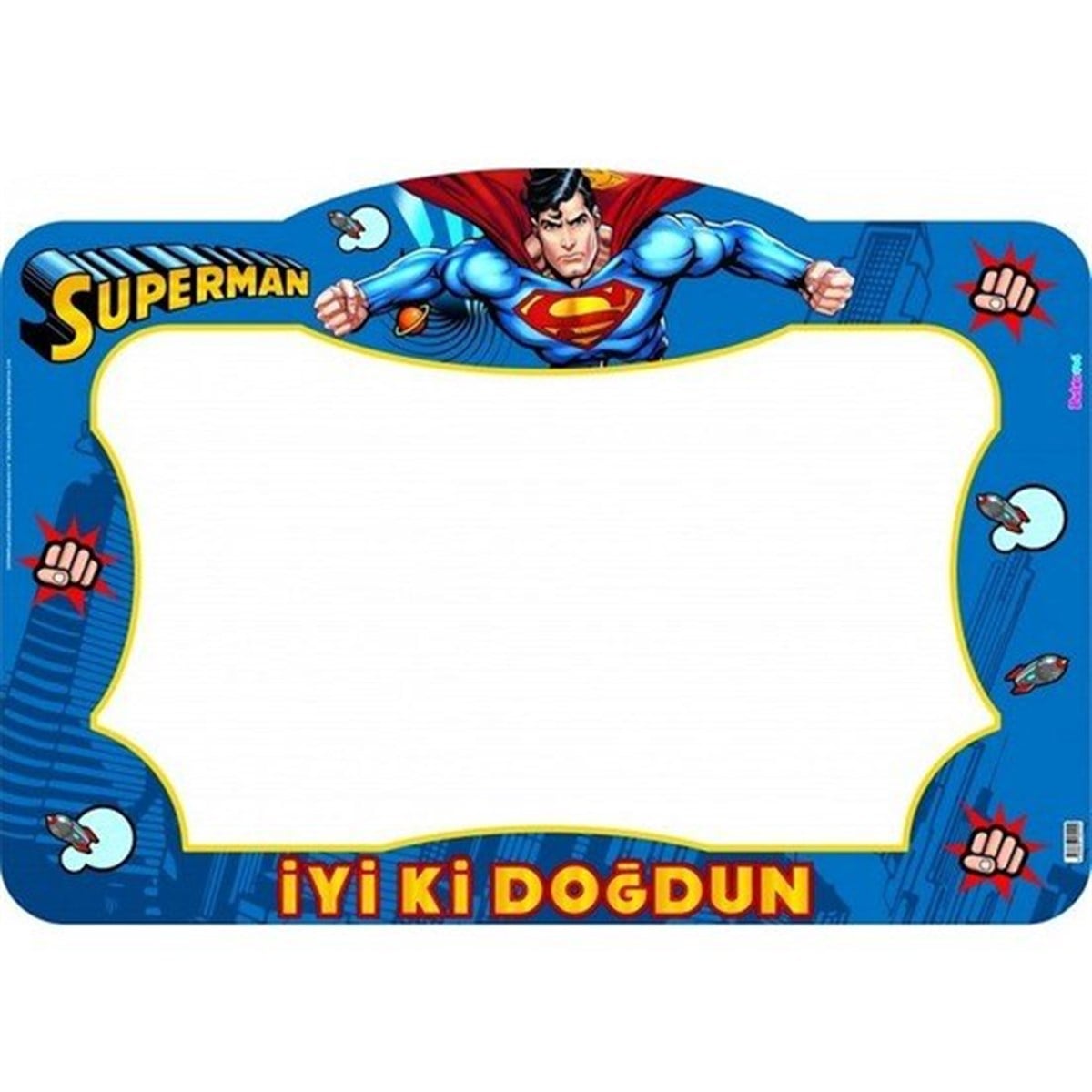 Superman Hatıra Fotoğraf Çerçevesi