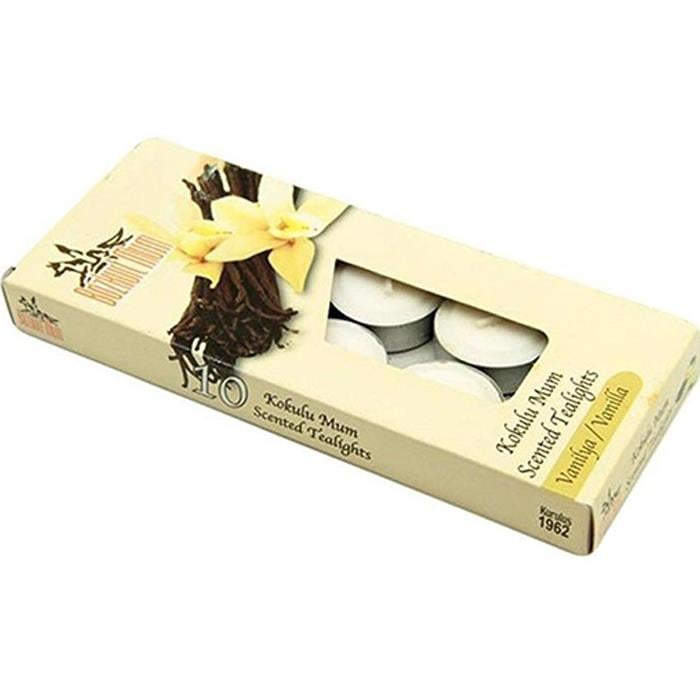 Doğum Günü MumlarıTealights Vanilya Kokulu Mum