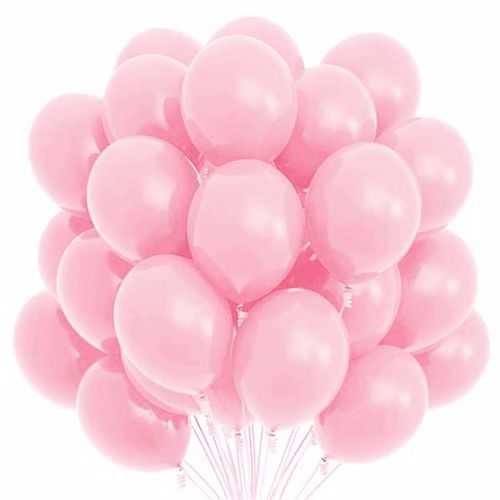 Toz Pembe Balon 20 Adet