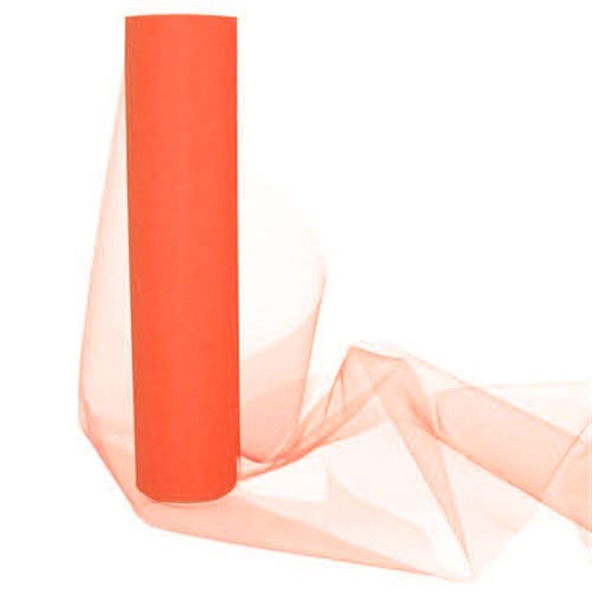 Turuncu Kristal Tül 1 Metre