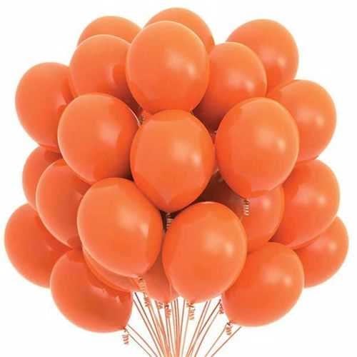 Turuncu Pastel Balon 20 Adet