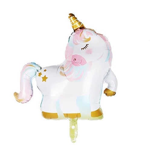 Unicorn Gold Folyo Balon 75 x 72 Cm