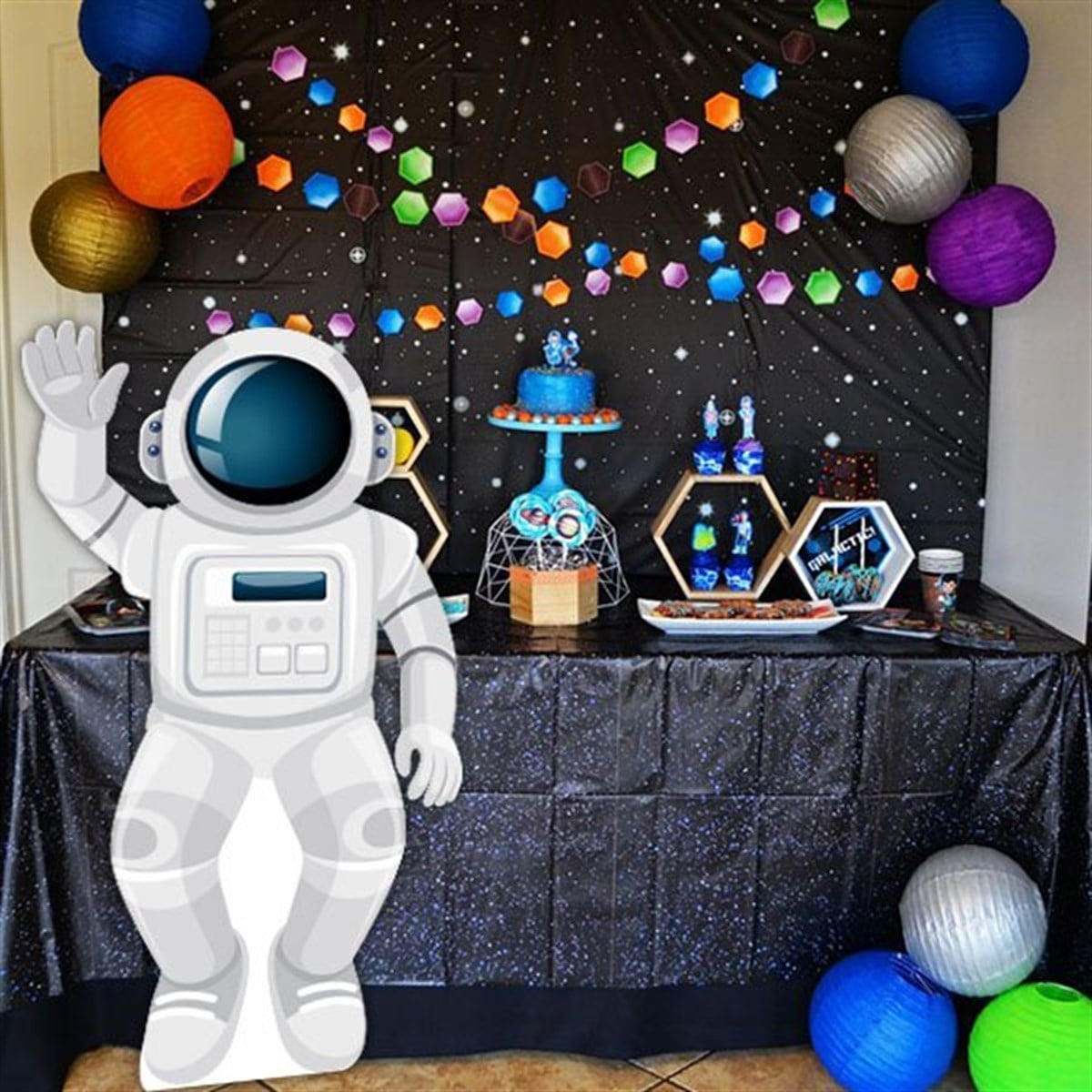 Uzay Astronot Ayaklı Pano 52 x 95 Cm