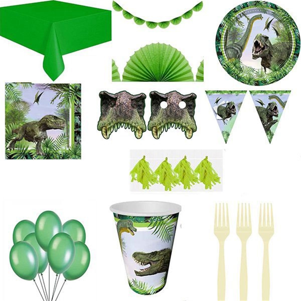 Vahşi jurassic 24 Kişilik Parti Seti