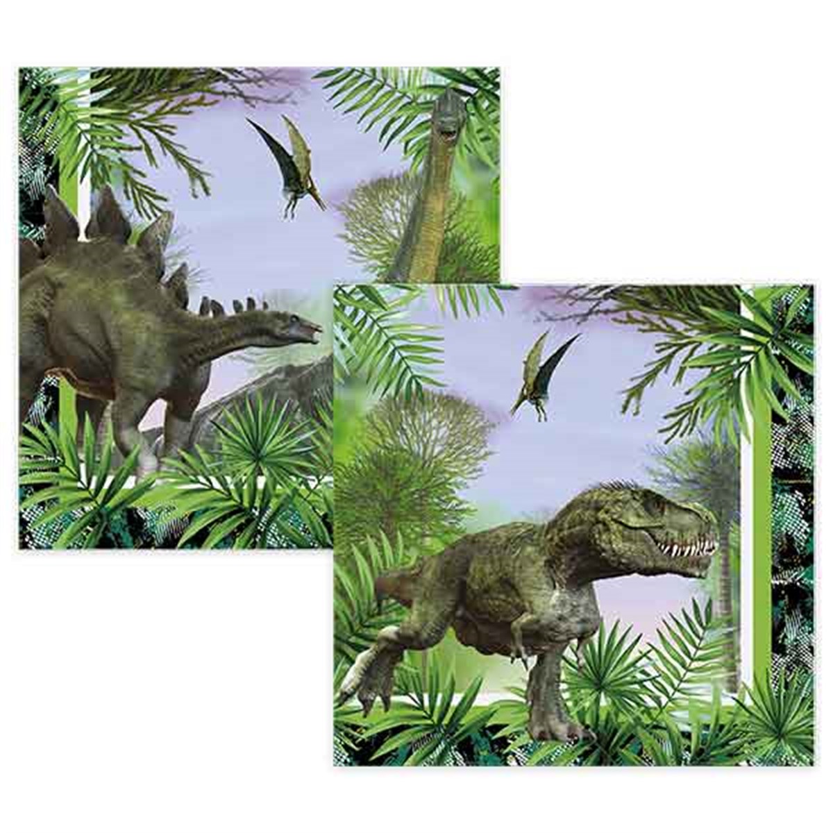 Vahşi Jurassic Temalı Peçete