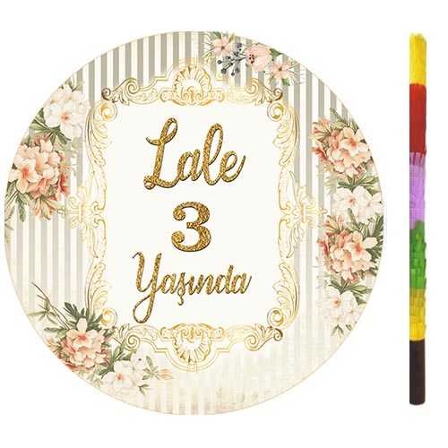 Vintage Kişiye Özel Pinyata