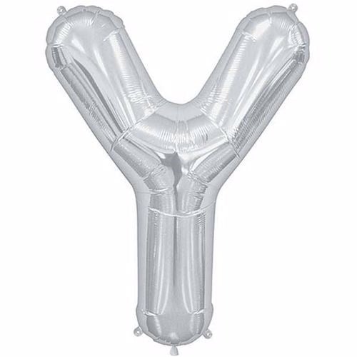 Y Harf Folyo Balon Gümüş 100 cm