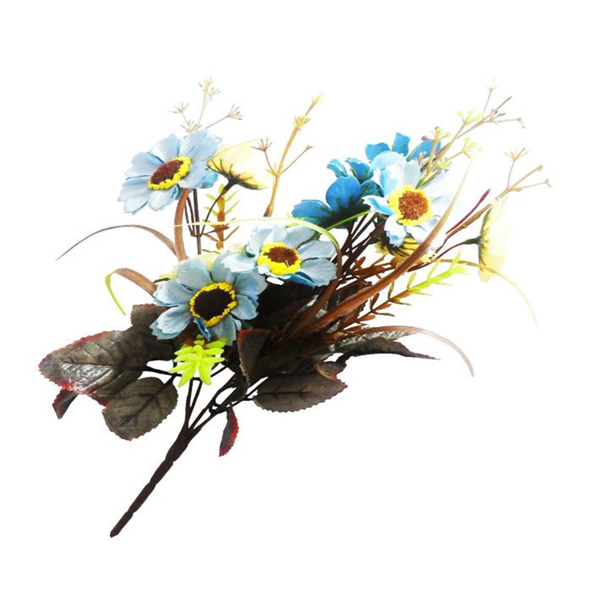 Yapay Çiçek Mavi Papatya