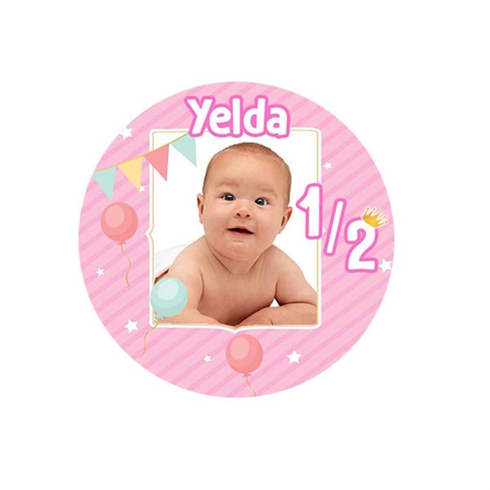Yarım Yaş Kız Sticker 24 Adet