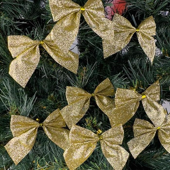 Ağaç SüsleriYılbaşı Ağacı Gold Fiyonk 6 Adet