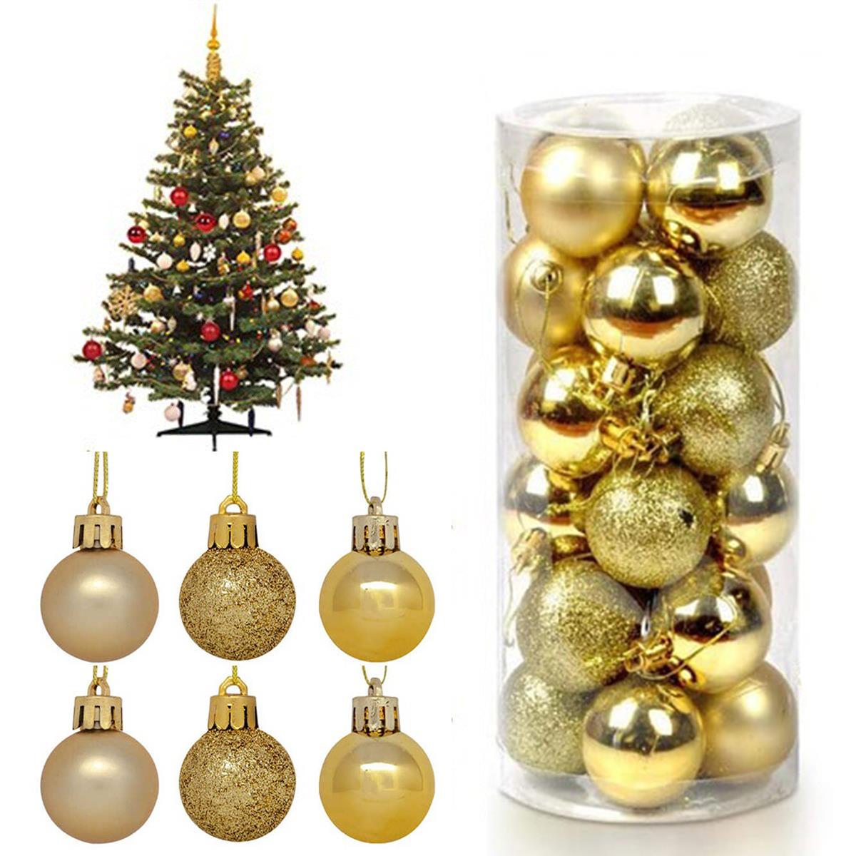 Ağaç SüsleriYılbaşı Ağacı Gold Top Süs Seti