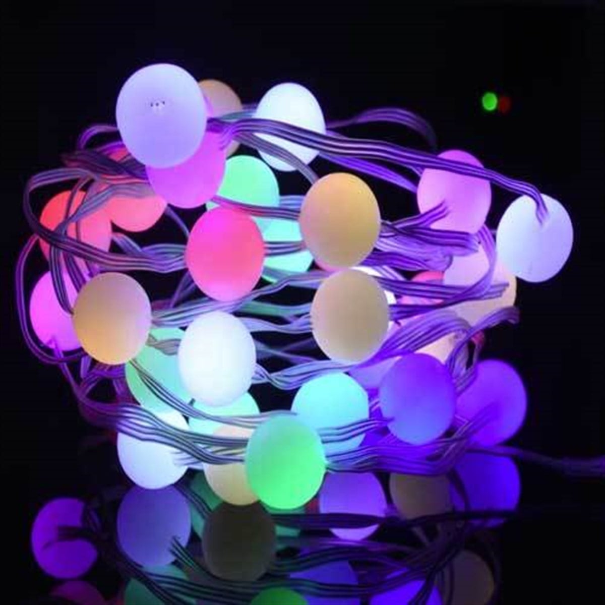 Yılbaşı Ağacı Mini Toplar Led Işık