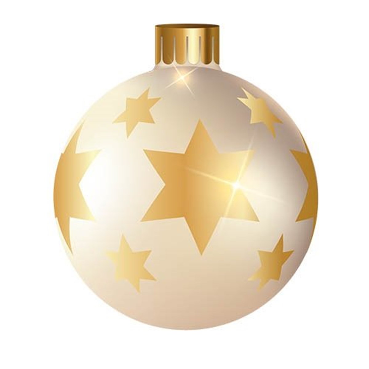 Yılbaşı Gold Yıldızlı Top Ayaklı Pano