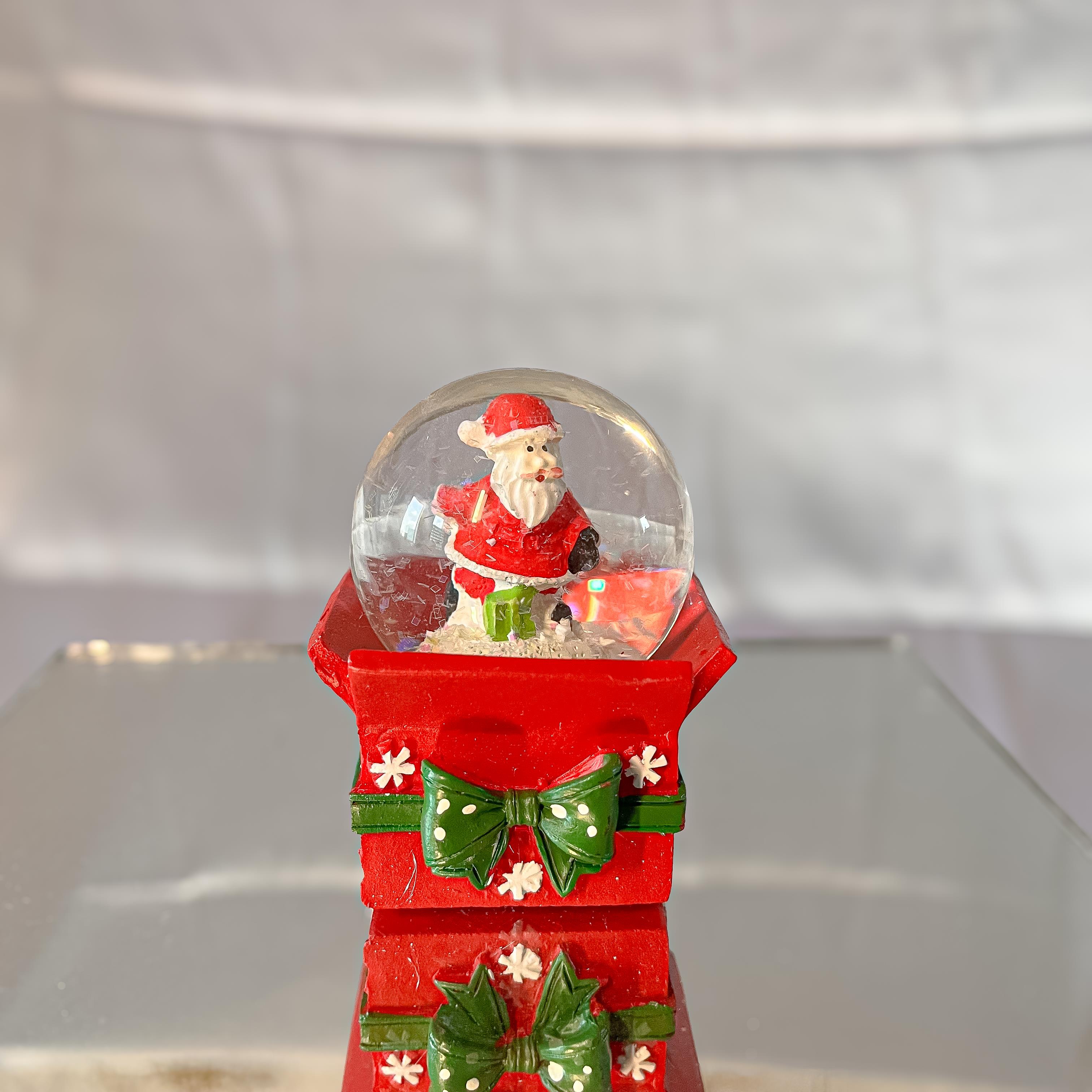 HediyelikYılbaşı Kutu Kar Küresi Noel Baba