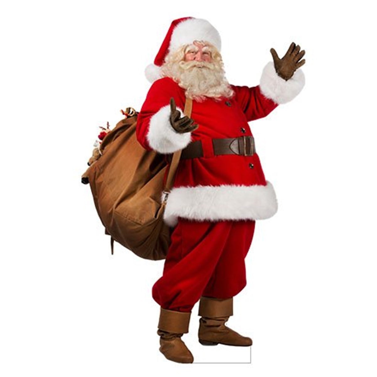 Yılbaşı Noel Baba Hediye Çantalı Ayaklı Pano
