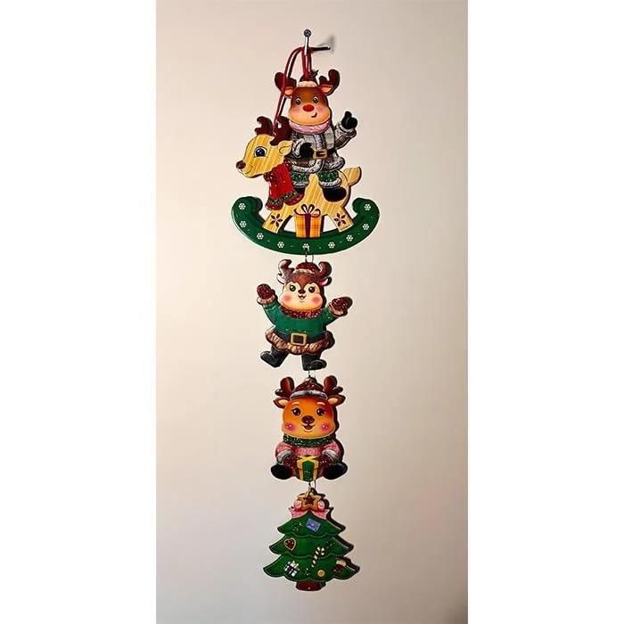 Yılbaşı SüsleriYılbaşı Sarkıt Asma Süs Geyikli