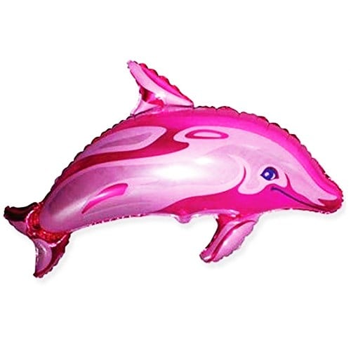 Yunus Balığı Pembe Folyo Balon