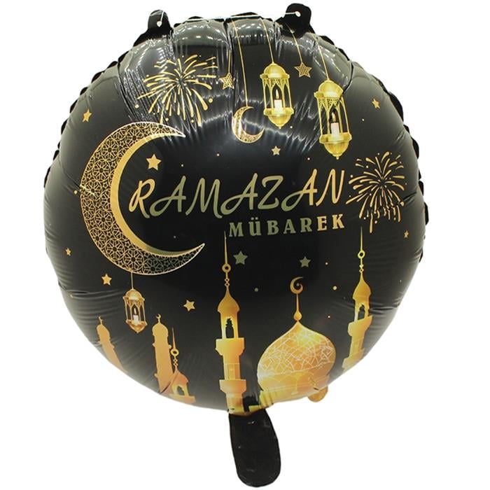 Ramazan SüslemeleriYuvarlak Ramazan Folyo Balon